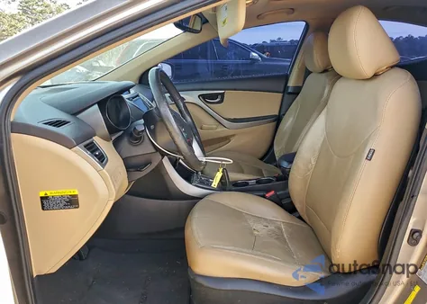 2013 Hyundai Elantra Gls from USA, damaged, VIN 5NPDH4AE7DH253188